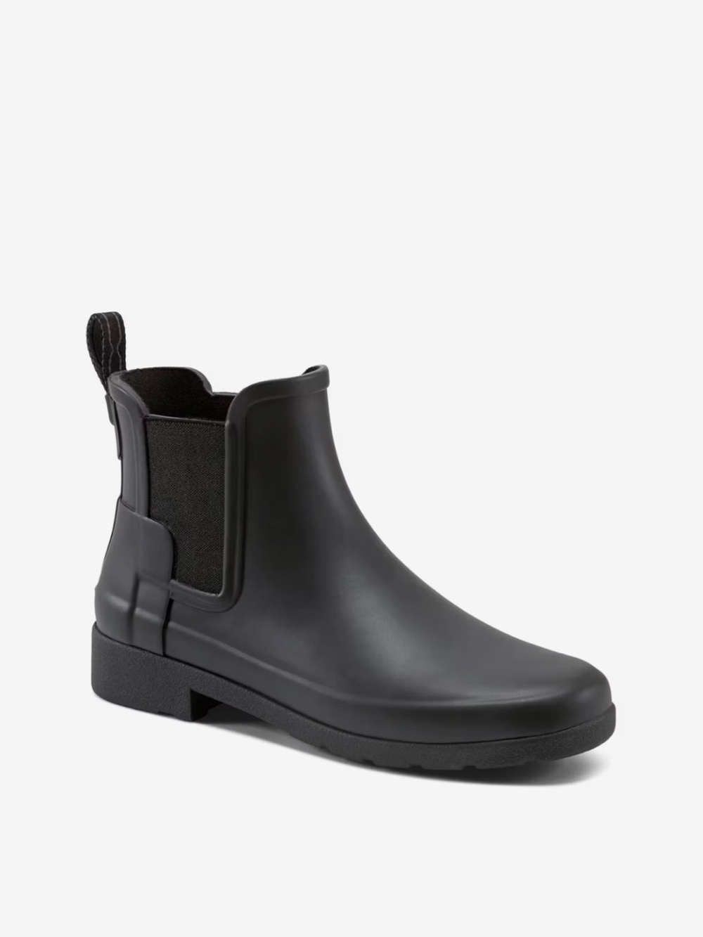 Hunter Black Chelsea Waterproof Rain Boot